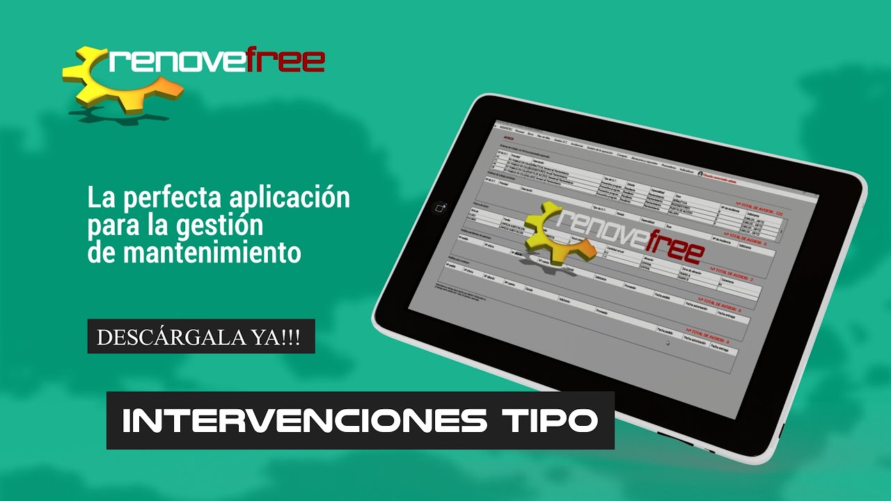 RENOVEFREE: INTERVENCIONES TIPO
