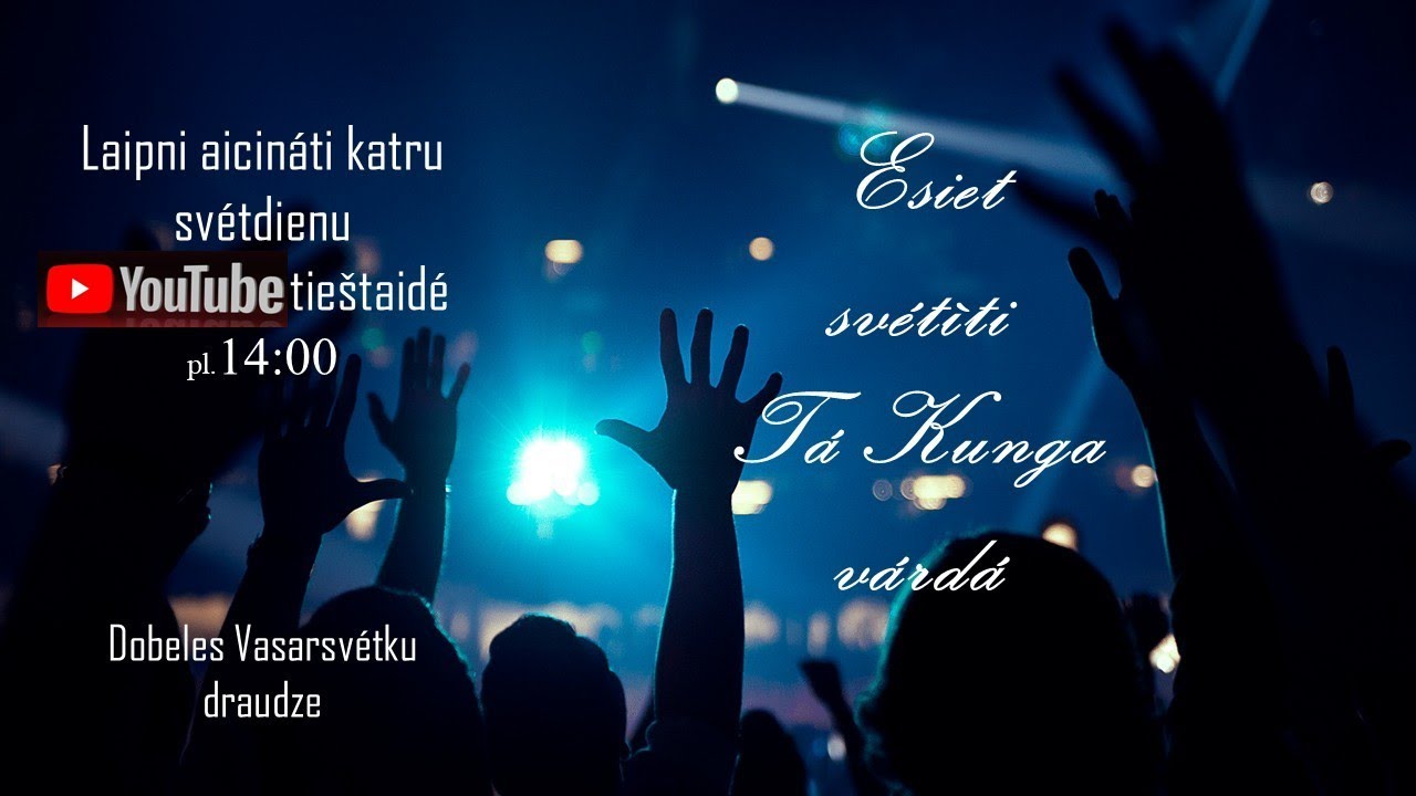 Dobeles Vasarsvētku draudze, 15.02.2026., sludina mācītāja Gunta Matjuhova.