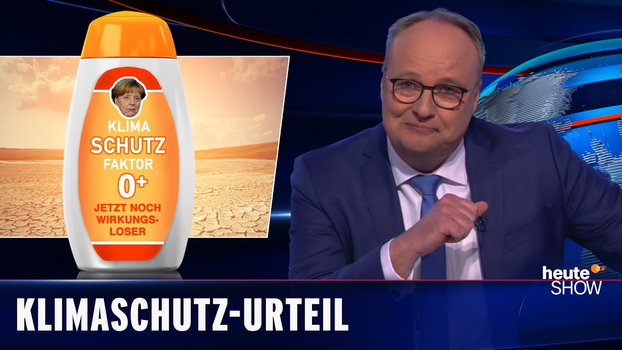 Klimaschutzgesetz: Wir leben auf Kosten der jungen Generation | heute-show vom 07.05.2021