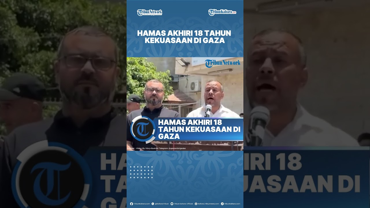 Hamas Officially Dissolves Government in Gaza After 18 Years in Power, Paving the Way for a Trans...