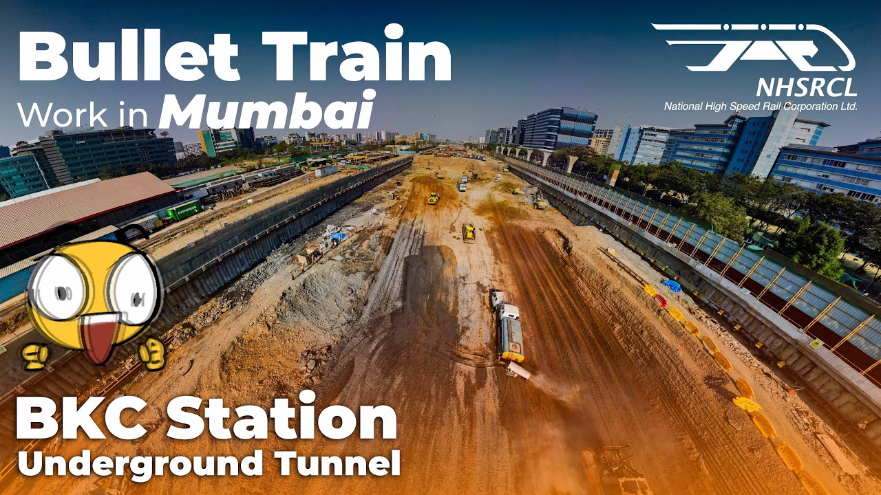 Bullet Train work from Mumbai | The Underground Station and Tunnelling | April 2024 update