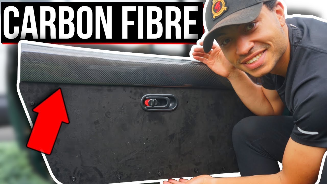 Fitting CUSTOM CARBON FIBRE Door Cards! *CarbonMiata*