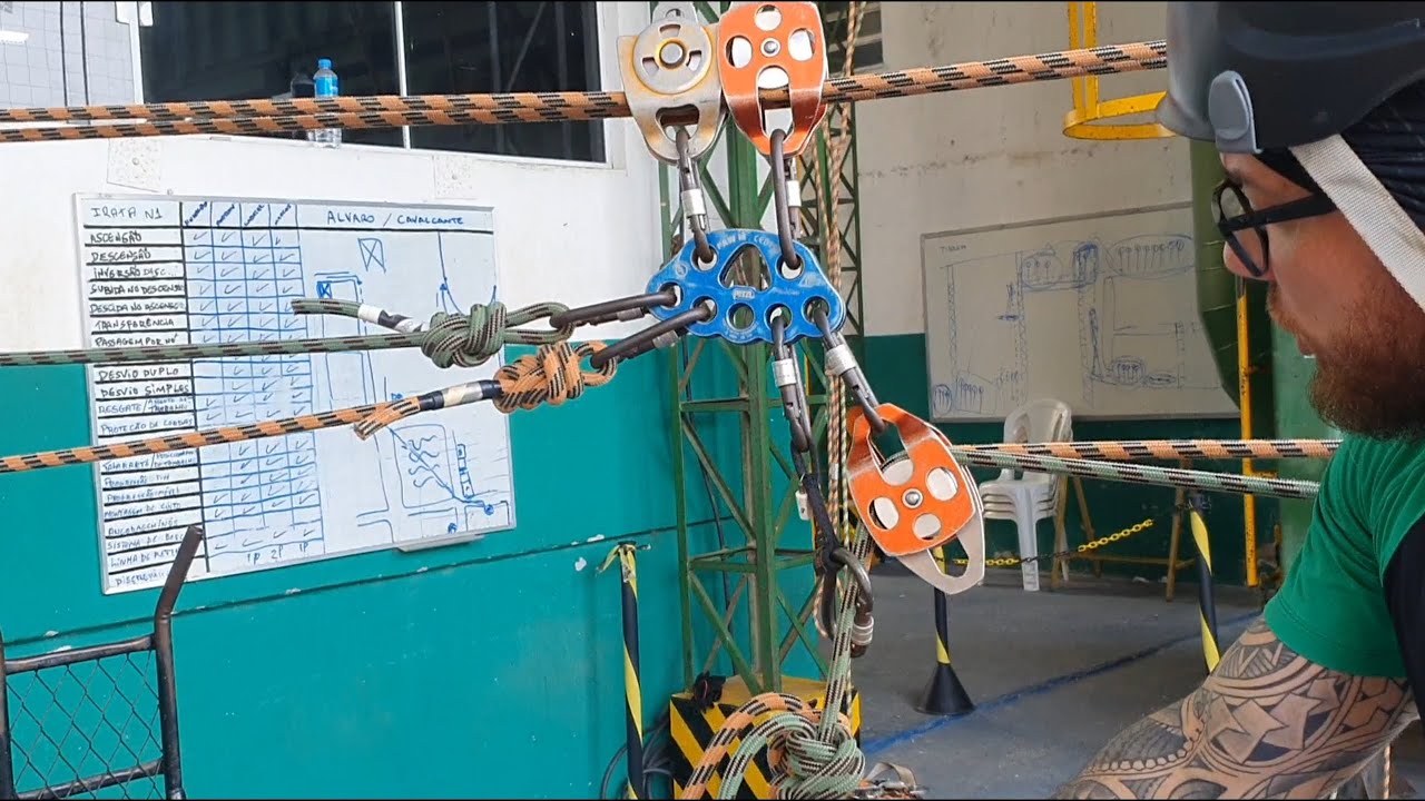 Acesso por cordas NIVEL 3 - Trabalho em equipe