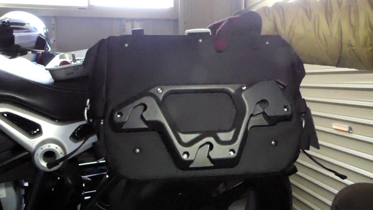 SW-MOTECH Legend Gear Side Bags for BMW R nineT PURE Installation