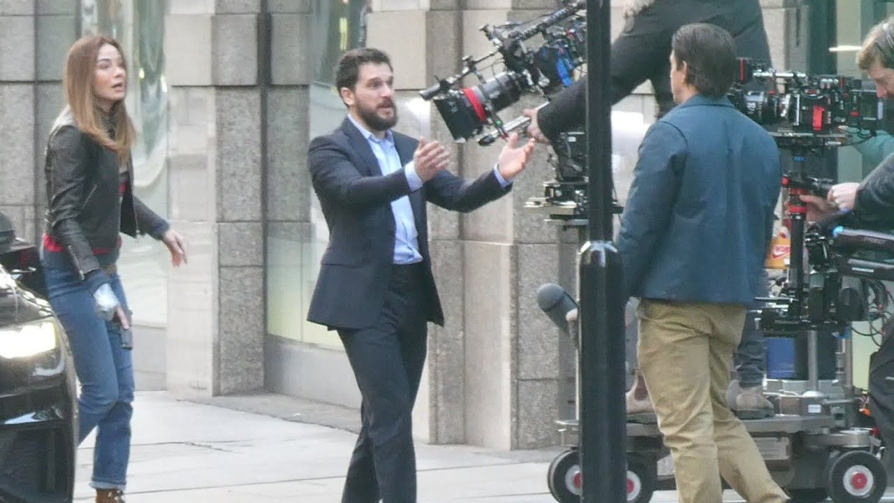 Kit Harington Family Plan 2 FILMING in London with MARK Wahlberg and MICHELLE Monaghan