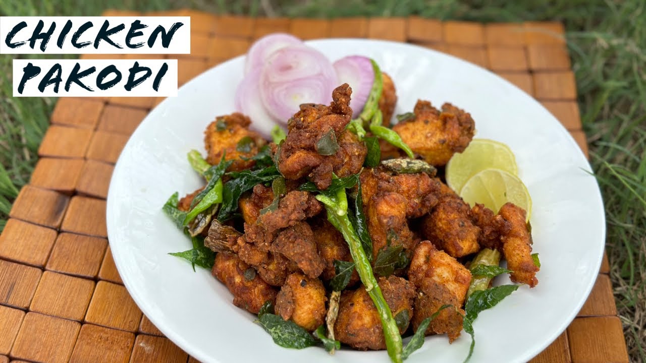 Chicken Pakodi - Spicy Chicken Pakoda - Chicken Snack Recipe - Crispy Chicken Pakodi by Powerchef