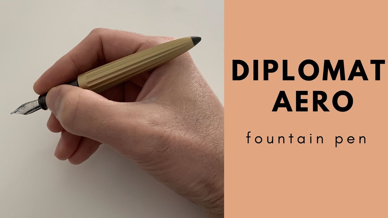 Diplomat Aero Champagne fountain pen