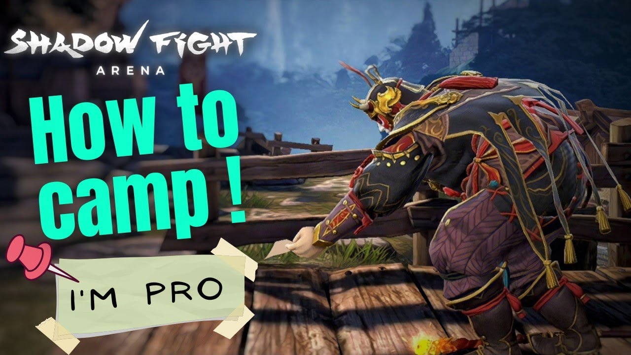 🙂! How to CAMP better than CAMPER 😪 || Become a PRO camper today 💪 || Shadow Fight Arena