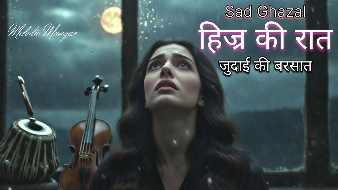 हिज्र की रात – Female Version | दर्द भरी ग़ज़ल | Rain Sad Song | Heart Touching Emotional Ghazal 
