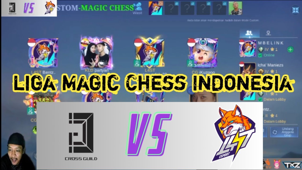 LMCI Week 2 : Match 2 Liga Magic Chess Indonesia 4 vs 4 BO3 Antara Cross Guild Esport vs L4ST Esport