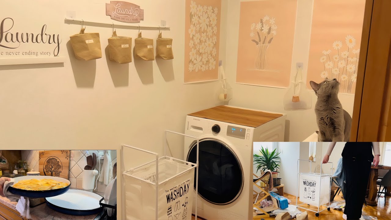 Snježni dan u toplini doma❄️VODENI BUREK/Vešeraj konačno gotov/TEMU HAUL