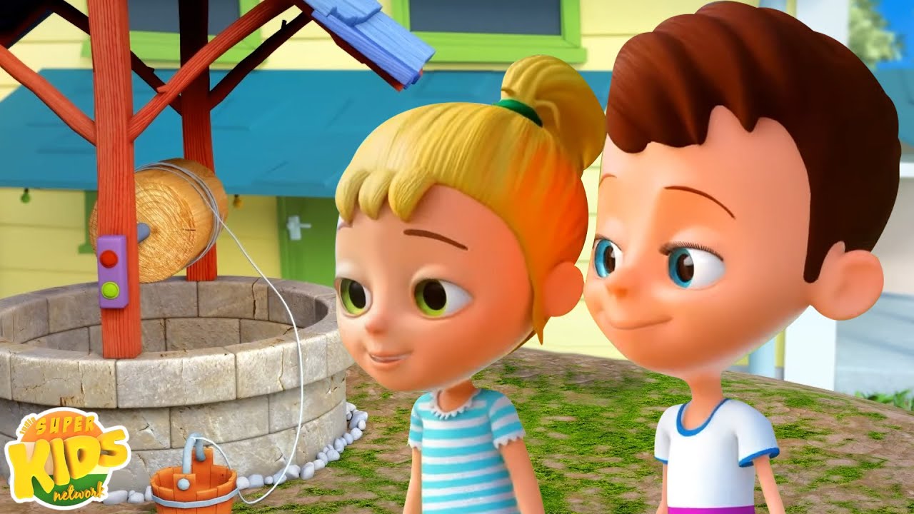 Jack and Jill Hindi Rhyme, हिंदी बालगीत, Baby Songs by Super Kids Network India