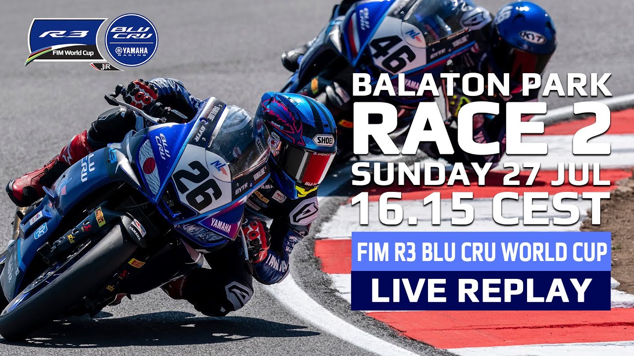 2025 FIM R3 BLU CRU World Cup Live Replay - Round 4, Race 2, Balaton Park