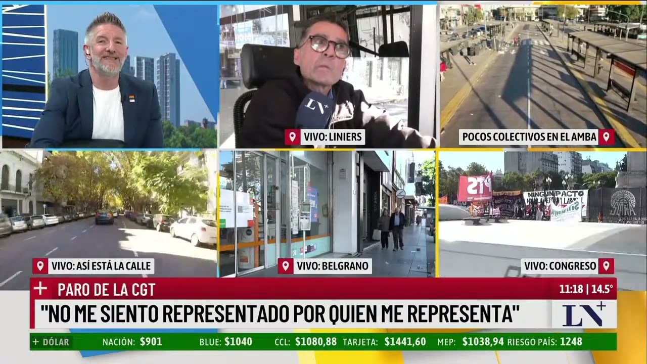 Colectivero, sobre el paro de la CGT: 