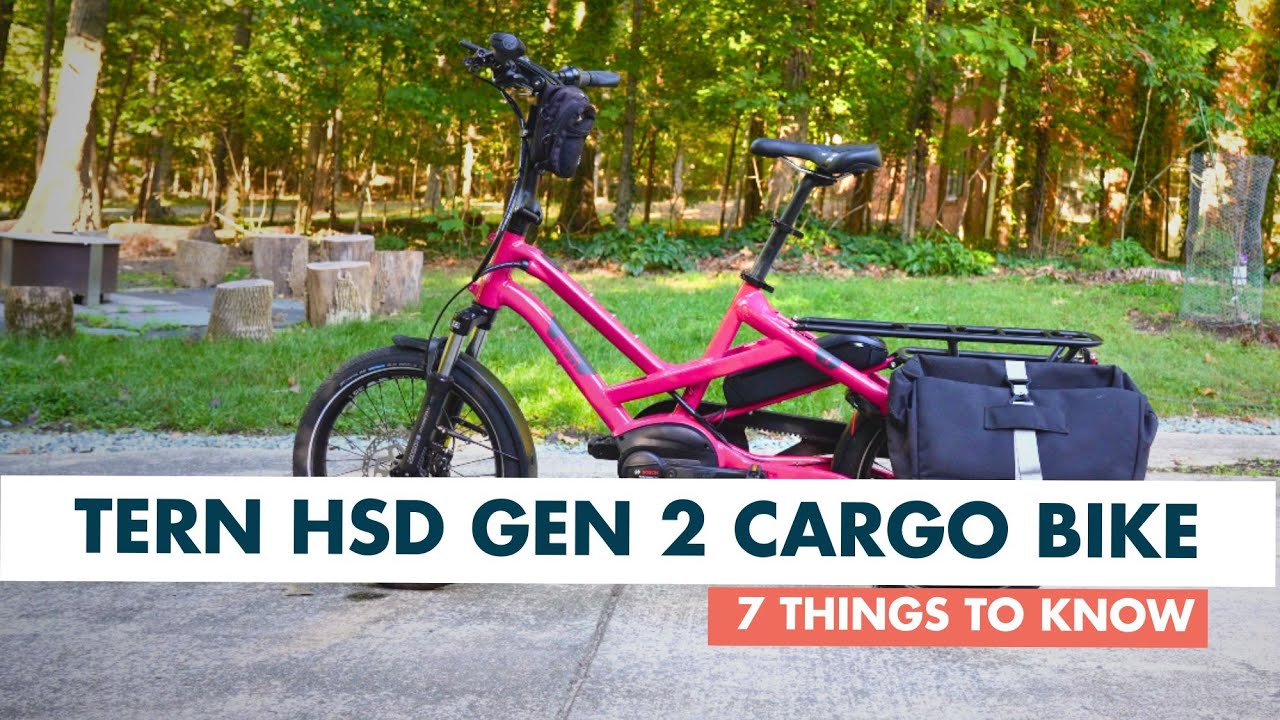 НОВЫЙ грузовой электровелосипед Tern HSD Gen 2: 5 вещей, которые нужно знать