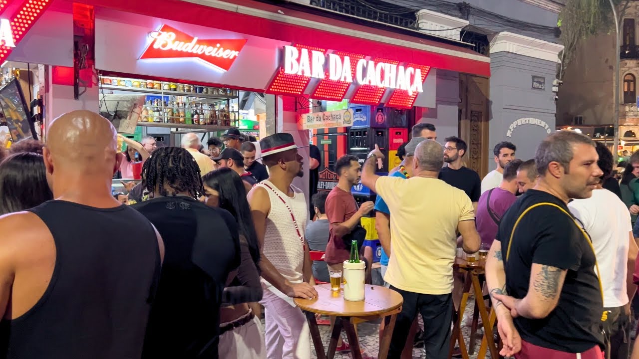 RIO DE JANEIRO LATE NIGHT — LAPA UNCUT【4K】🔥🕶️