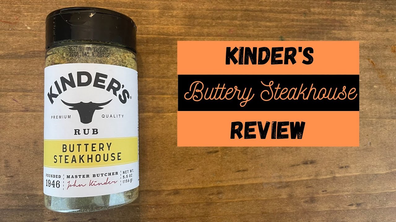 Kinder's Buttery Steakhouse Seasoning Review