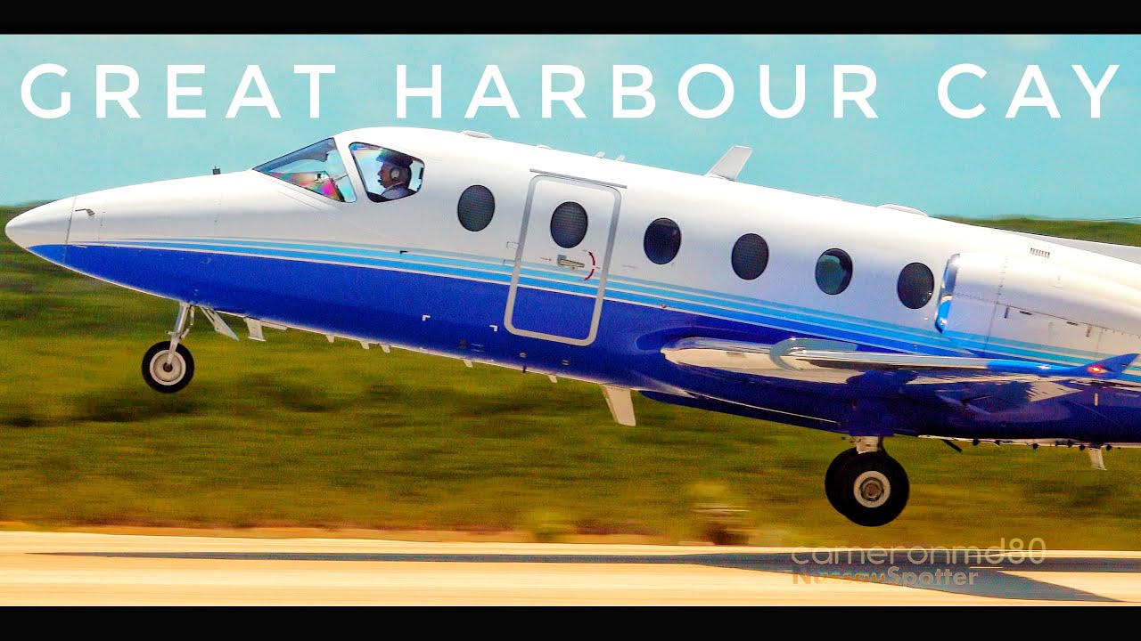 BUSY EASTER Plane Spotting at Great Harbour Cay Airport Bahamas | GHC Day 2