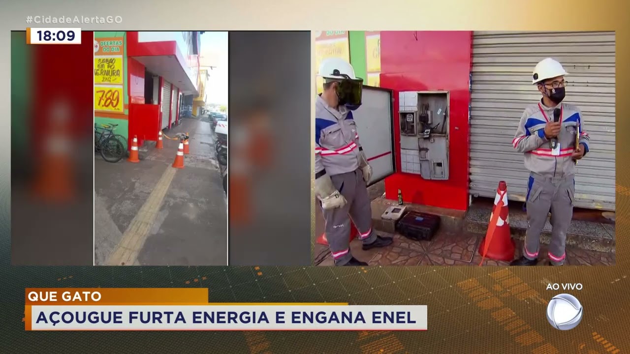 QUE GATO: AÇOUGUE FURTA ENERGIA E ENGANA ENEL