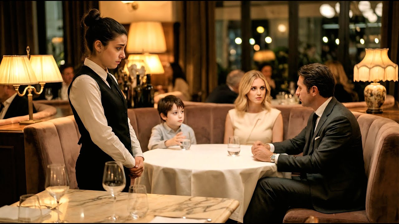 “She Poisoned Your Son!” The Moment a Waitress Exposes the Mafia Boss’s Fiancée