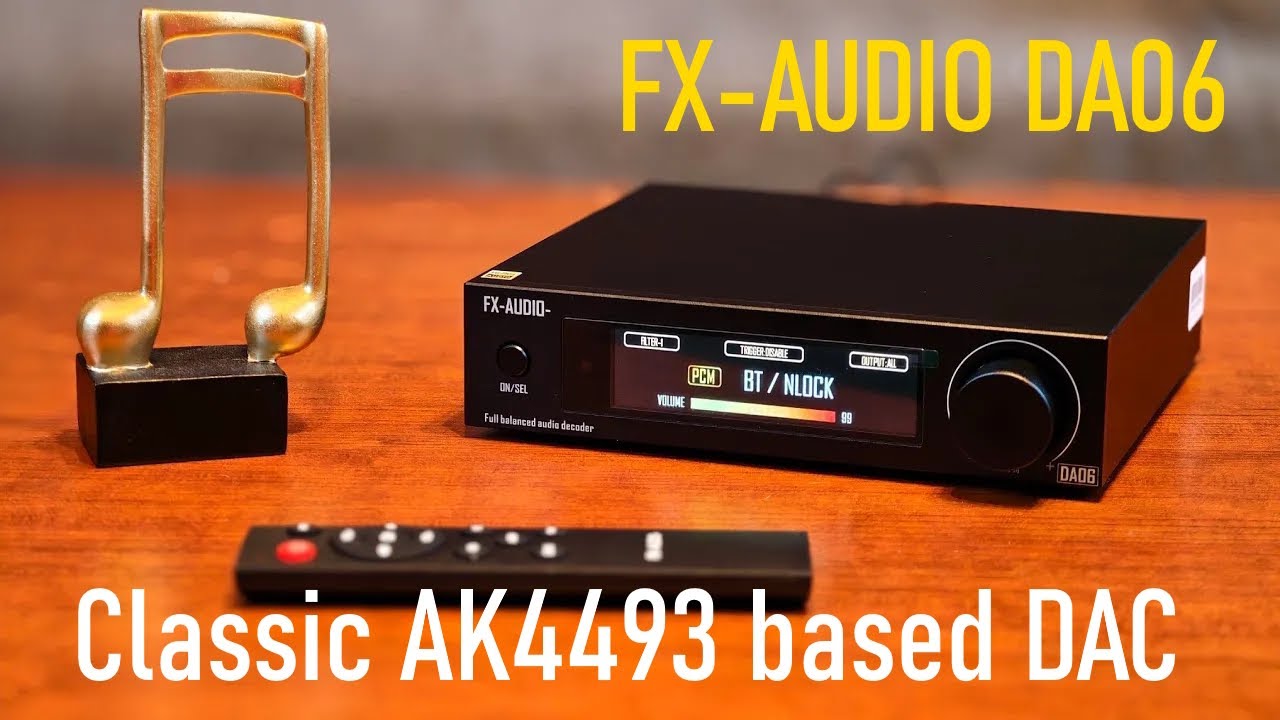Classic Asahi Kasei AK4493: FX-Audio DA06 DAC review!