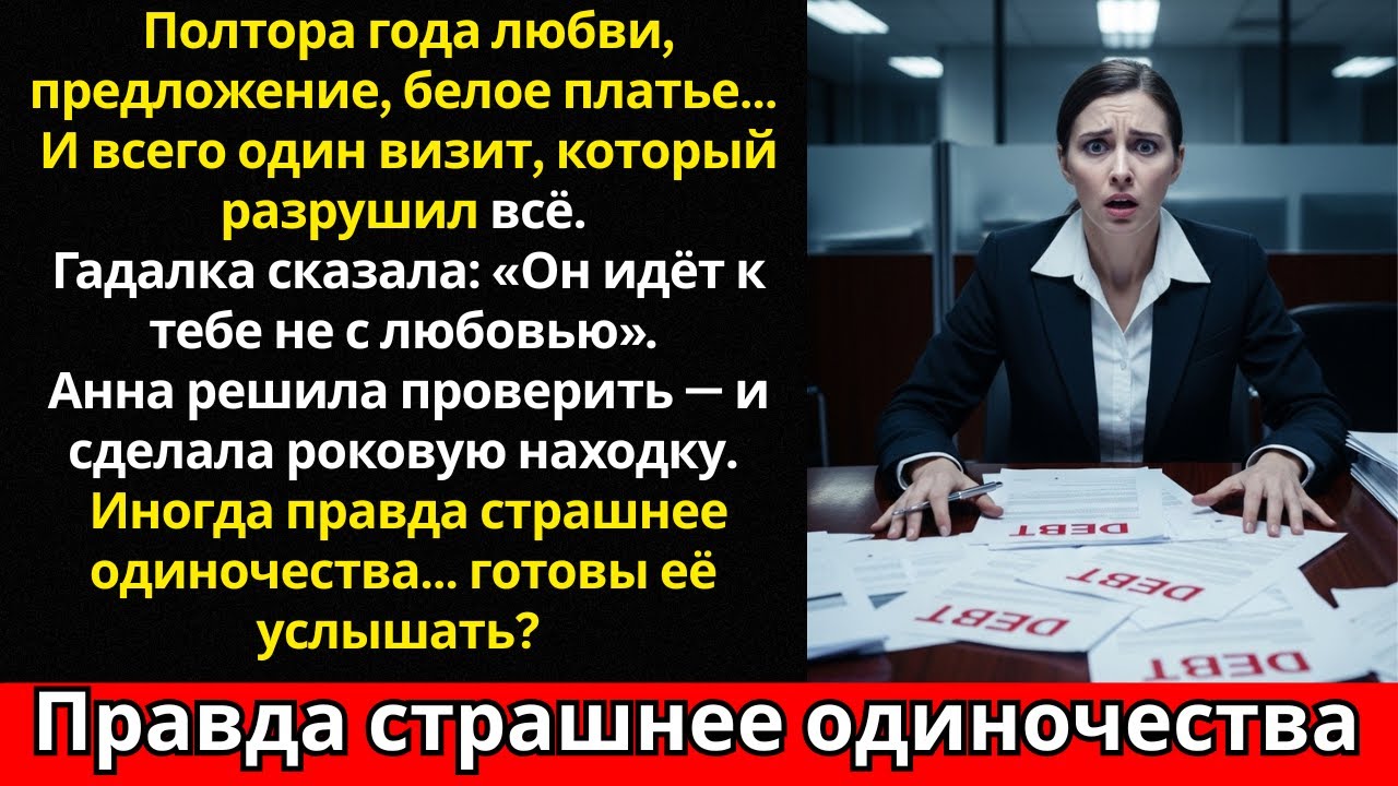 Гадалка сказала: «Не выходи за него» — и через день всё вскрылось