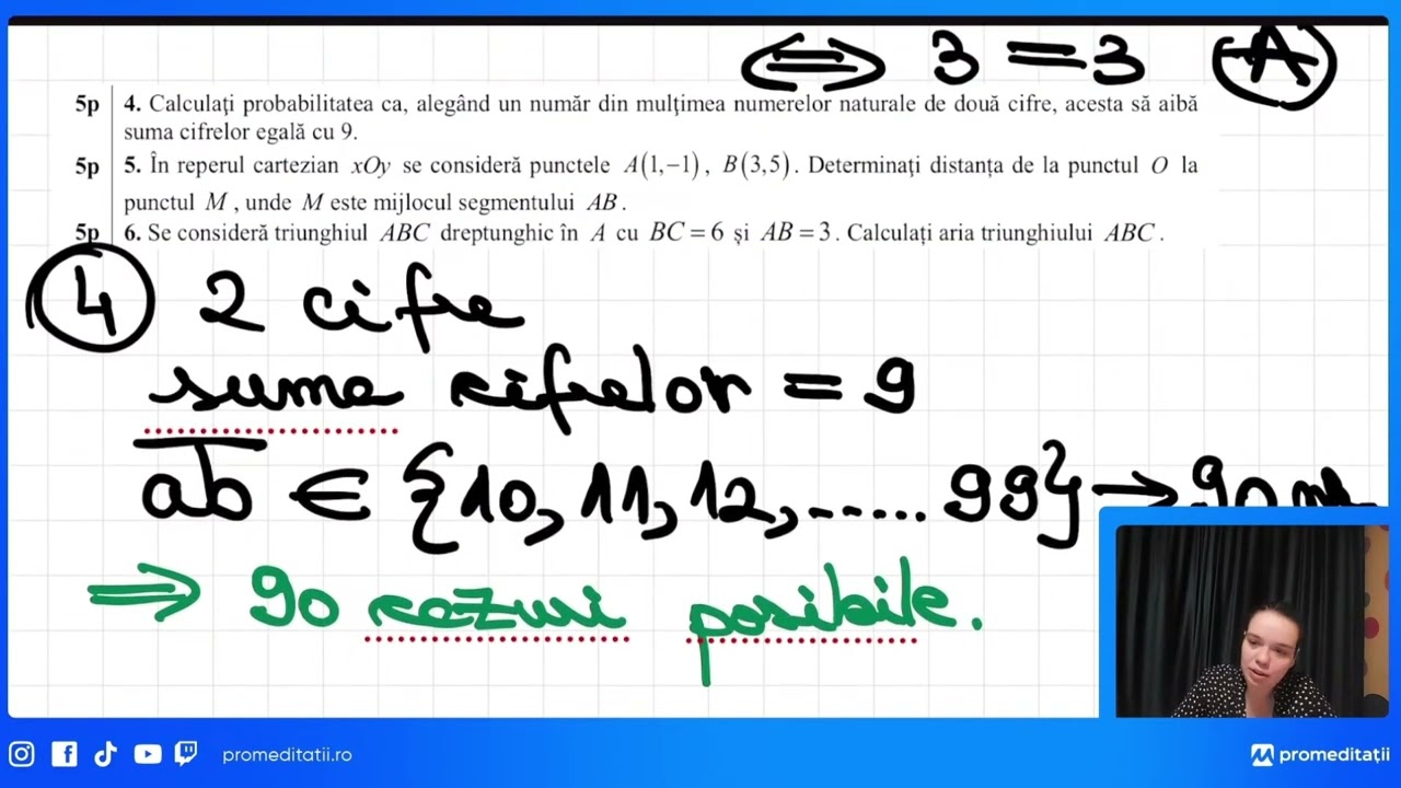 Probabilitate | BAC Matematică