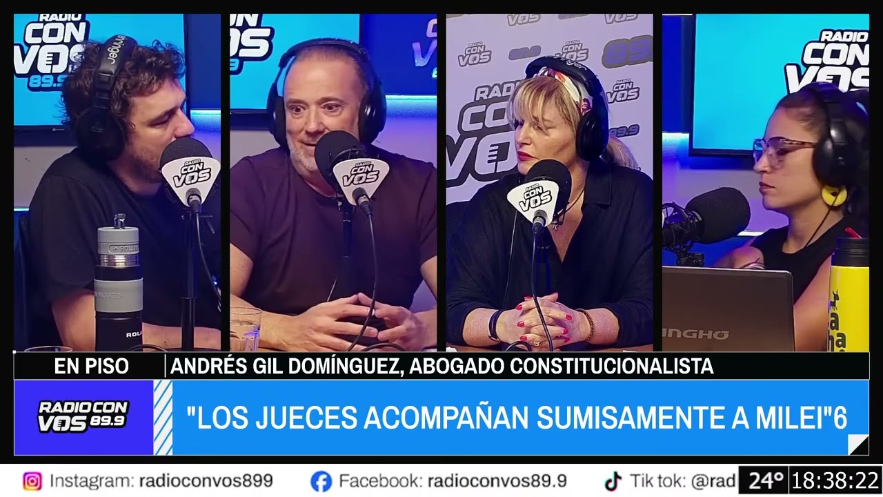 ANGUSTIA DEMOCRÁTICA I GIL DOMÍNGUEZ CON MANGUEL