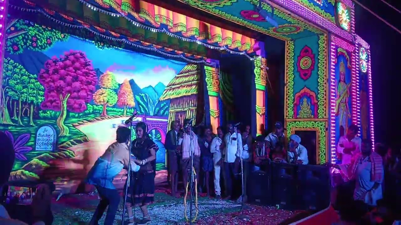 Kannada drama rangasamudram ishu dance and lineman ranga kamidi dance