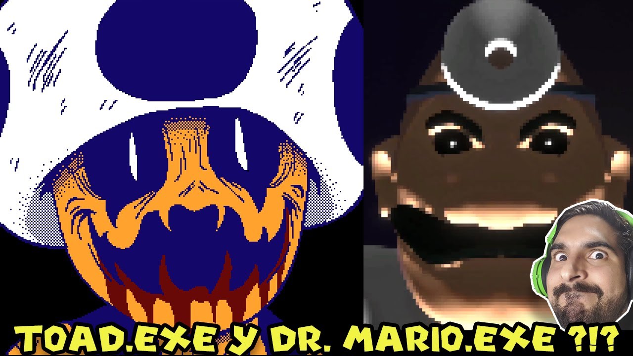 TOAD.EXE Y DR MARIO.EXE ?!? - Videojuegos Aterradores con Pepe el Mago