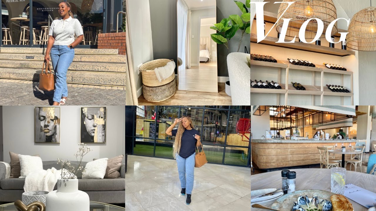 VLOG | Spend a few days with me, quick joburg trip, Mos crib pop up, lunch with an ocean view & more