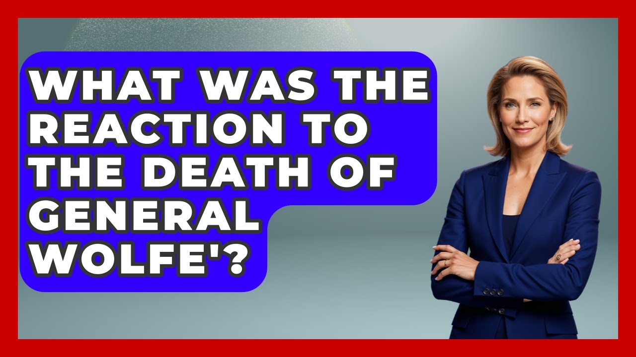 What Was The Reaction To The Death Of General Wolfe'? - Europe Through the Ages