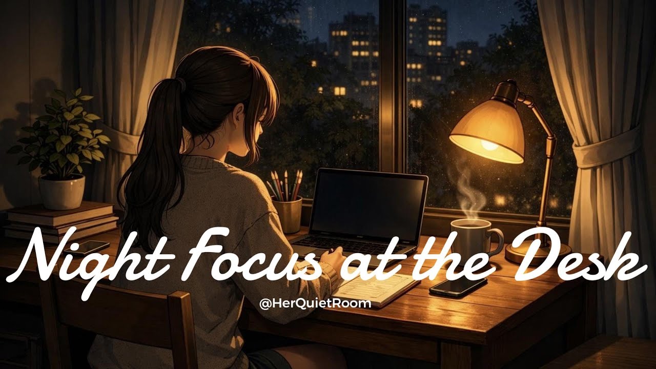 Cozy Evening Desk Lo-Fi – Night Focus at the Desk
