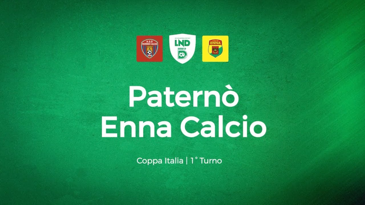 Patern&ograve; - Enna 0-4 [Coppa Italia Serie D 2025/26 - 1&deg; turno]