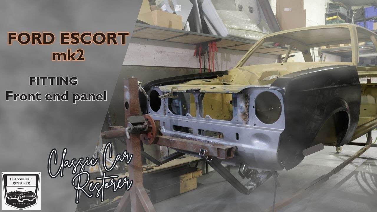 Ford Escort mk2 - Fitting  Front end panel