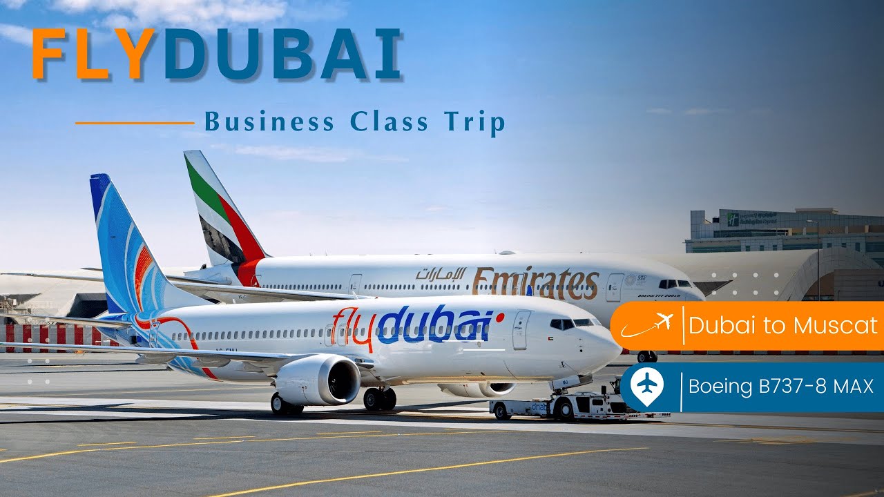 flyDubai Business Class: Unexpected Service from Dubai to Muscat | 4K | August 2023