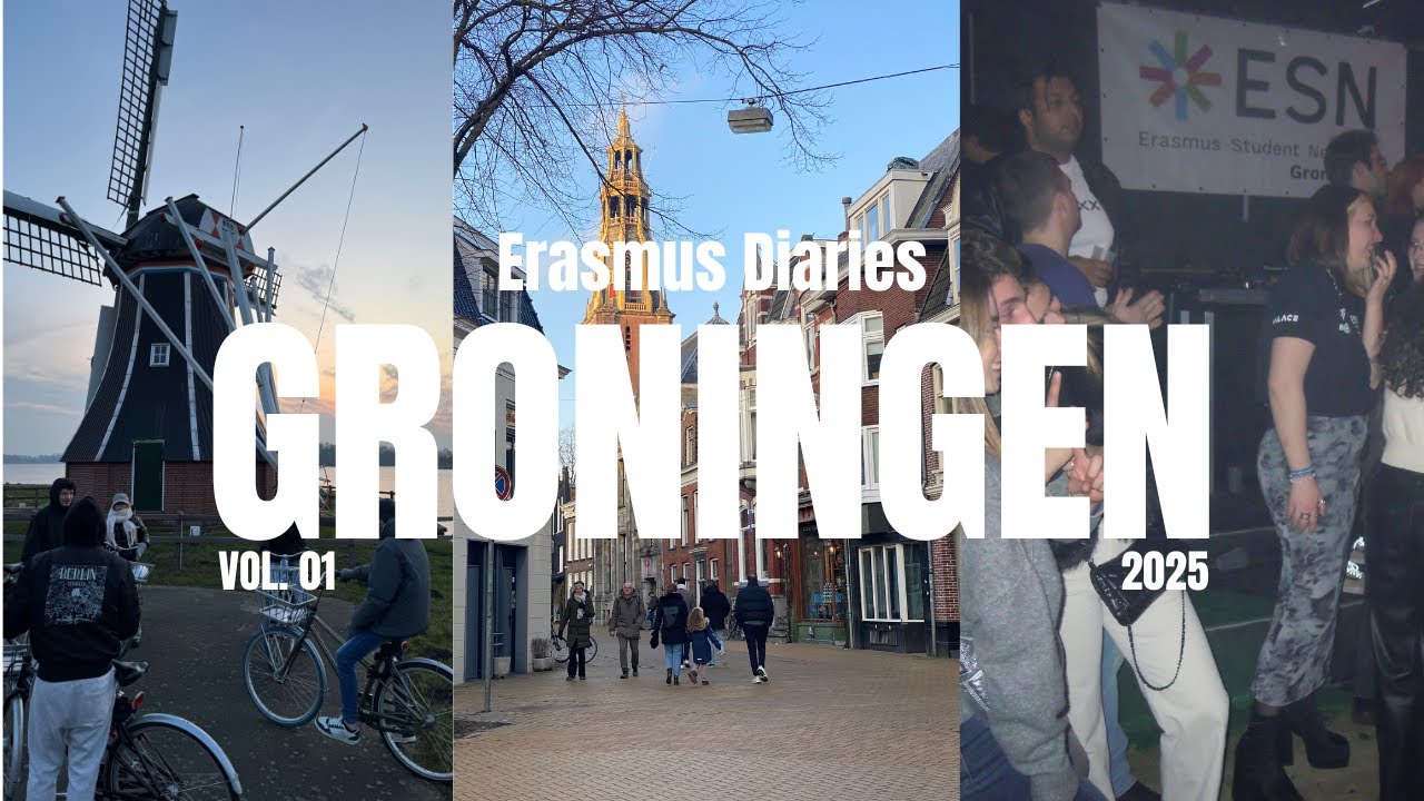GRONINGEN | Erasmus Diaries pt.1 ✈️🇳🇱