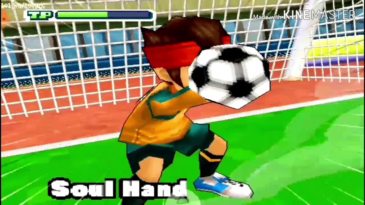 ⚽️Inazuma Eleven 3 The Ogre⚽️Best Goalkeeper Hissatsu Move #1⚽️