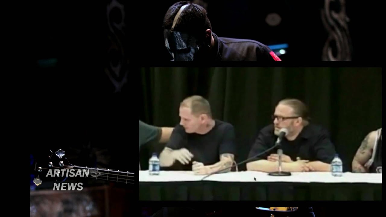 SLIPKNOT COREY TAYLOR, CLOWN, WIFE TALK PAUL GRAY LOSS
