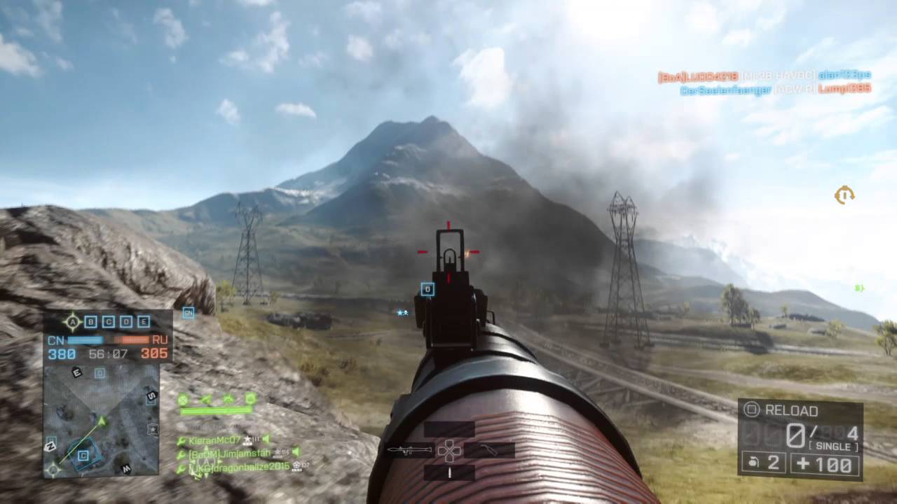 Battlefield 4 - Rpg shot from 327m away...