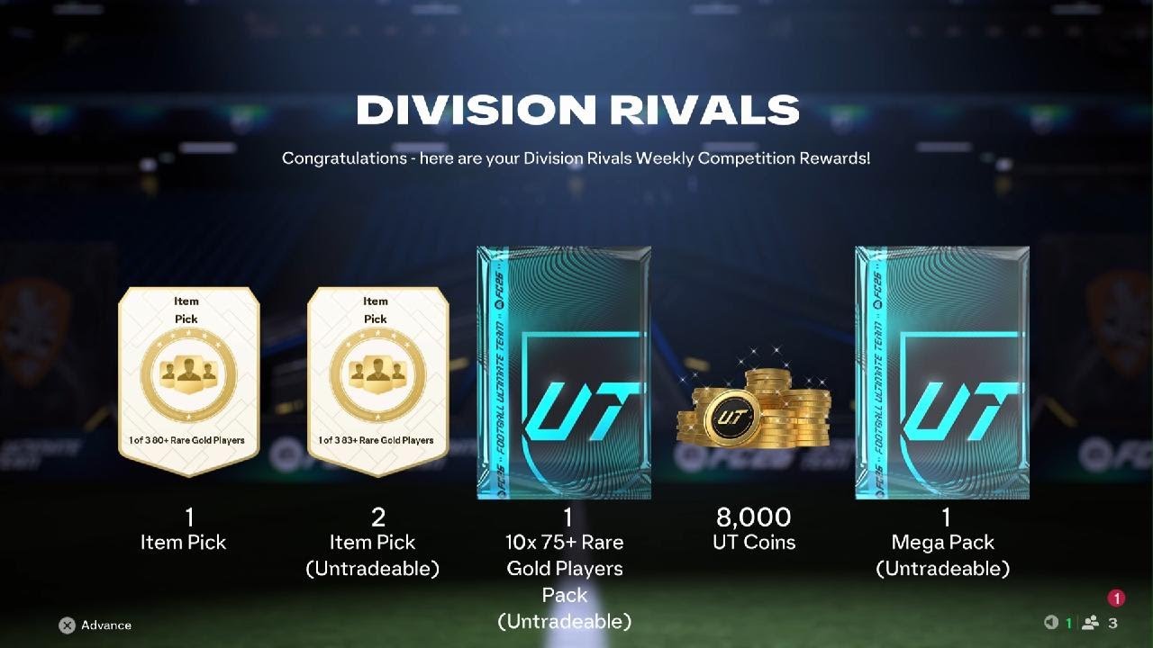 5 WALKOUTS?😱 Division 5 Rivals Rewards! FC26 Ultimate Team
