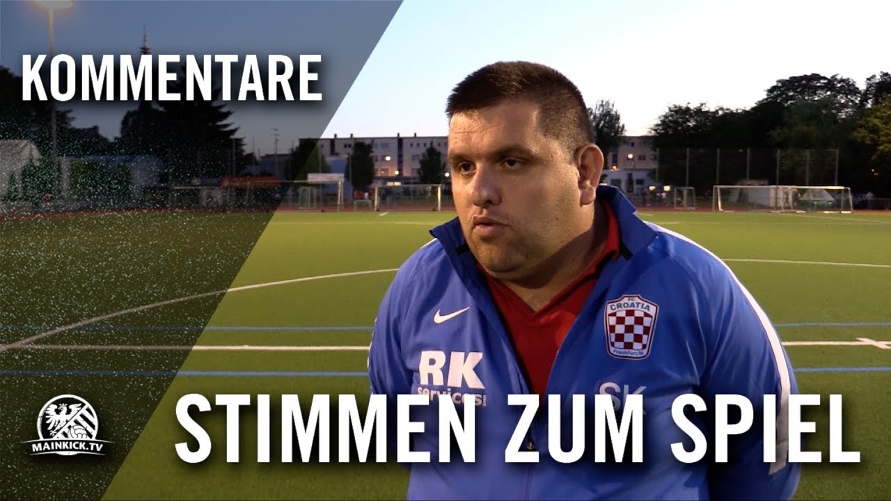 Die Stimmen zum Spiel (FC Croatia Frankfurt - VfL Germania 94 Frankfurt, Relegation zur KOL)