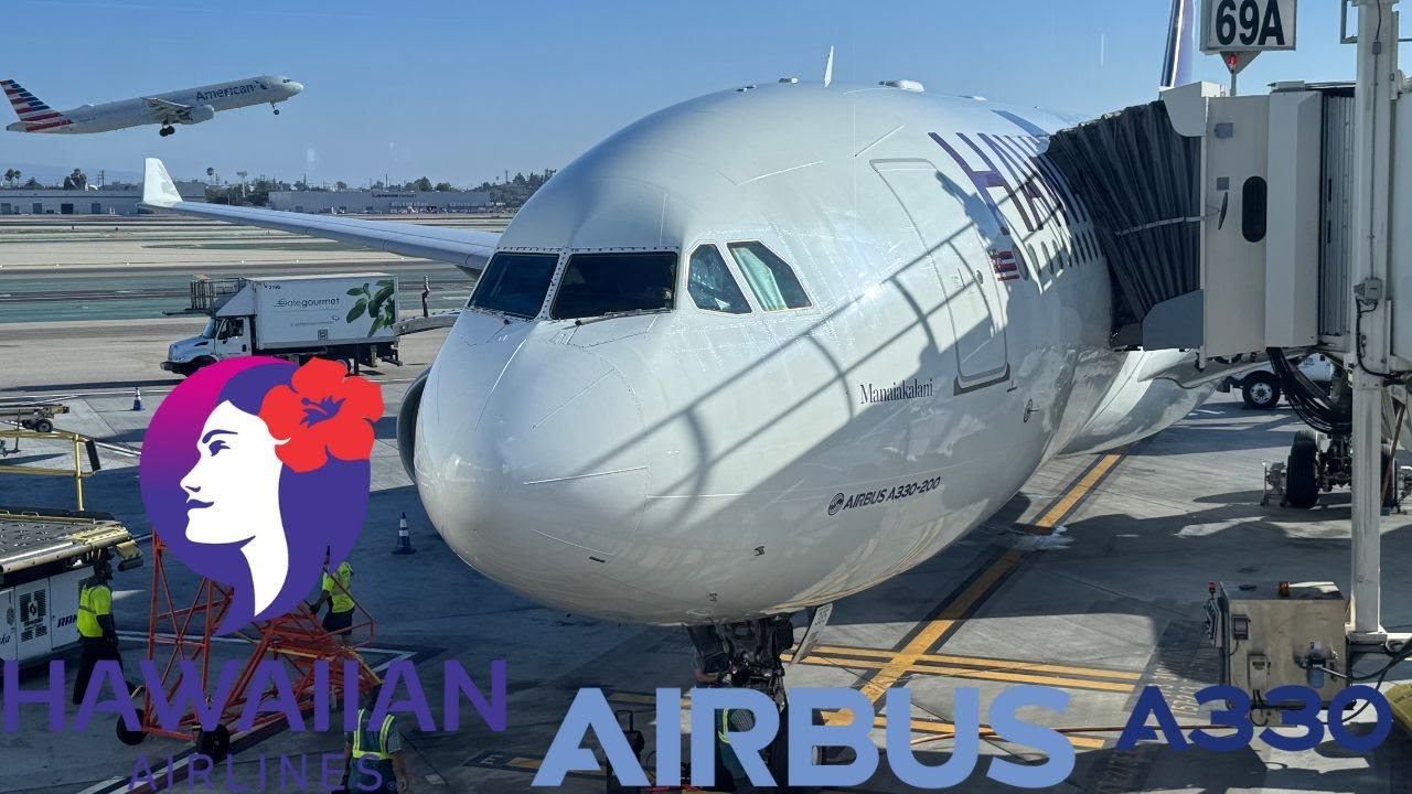 HAWAIIAN AIRLINES Airbus A330-200 🇺🇸 Los Angeles to Honolulu 🇺🇸 [SHORT FLIGHT REPORT]