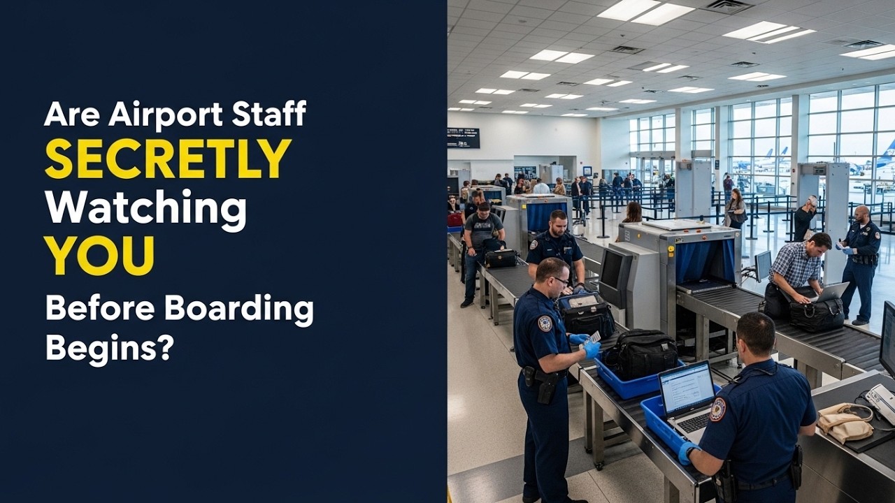 Are Airport Staff SECRETLY Watching YOU Before Boarding Begins?
