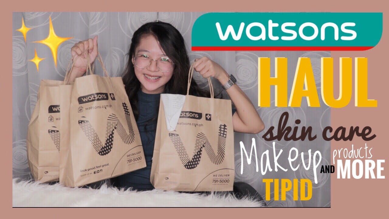 WATSONS HAUL ! Skin care, makeup, and MORE #TIPID HAHA!