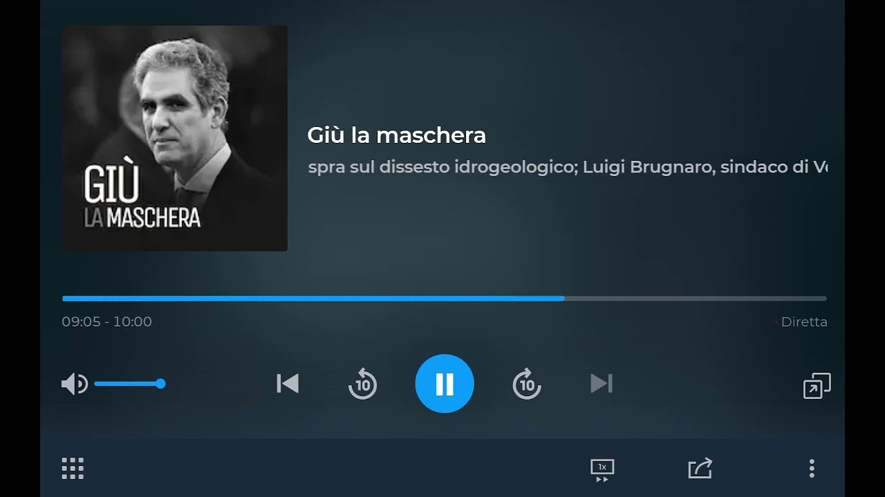 Luigi Brugnaro - RAI Radio 1, Giù la maschera - 8 novembre 2023