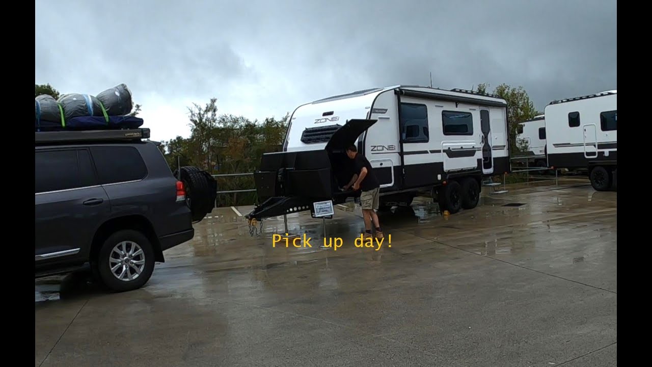 Pick up day - Zone RV Sojourn off road caravan