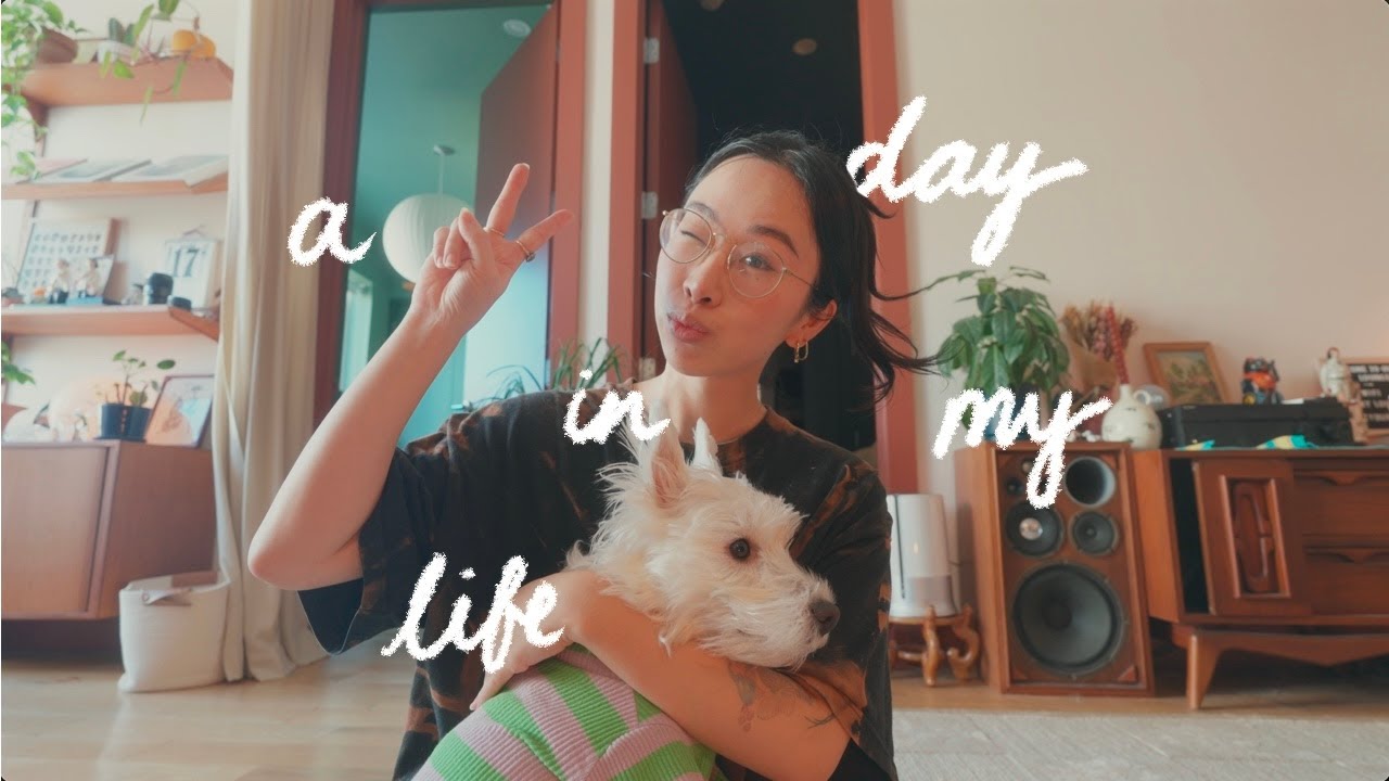 Tattoo artist and her dog, spend a day with me!