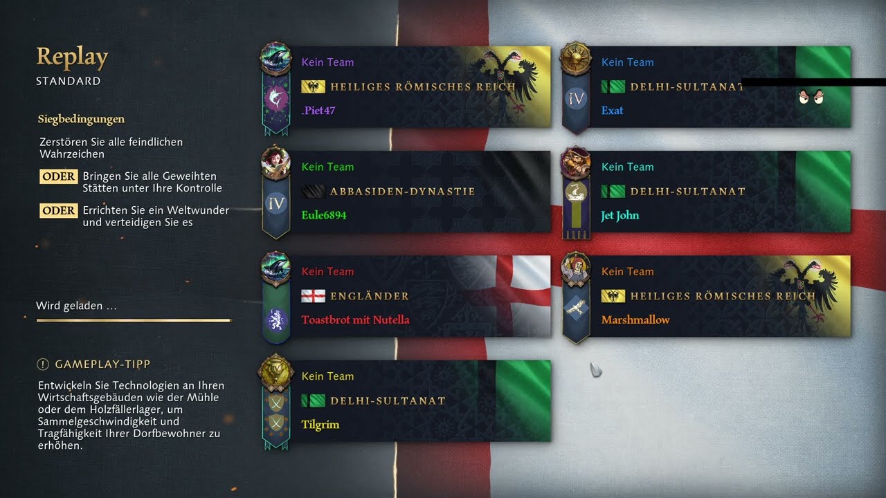 Age of Empires 4 - AllRandom, Nomad, etwas statisch