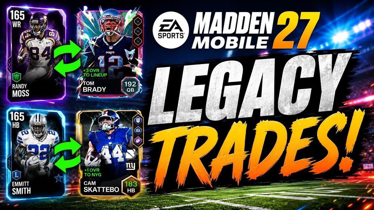 MADDEN MOBILE 27 LEGACY TRADE NEWS! - Madden Mobile 26